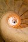 Malta, Mosta. The Rotunda of Mosta. Spiral staircase to the gallery inside the dome. Abstract Art Print